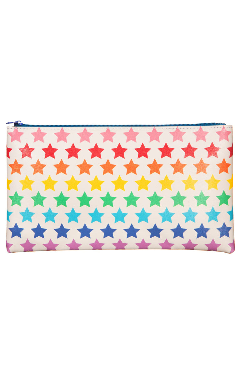 rainbow star pencil case
