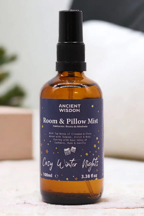 cosy winter nights room and pillow spray