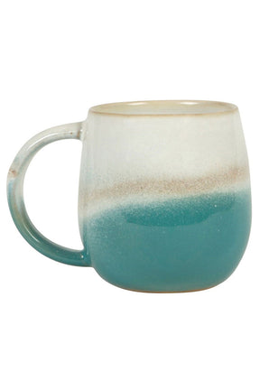 turquoise glazed mug