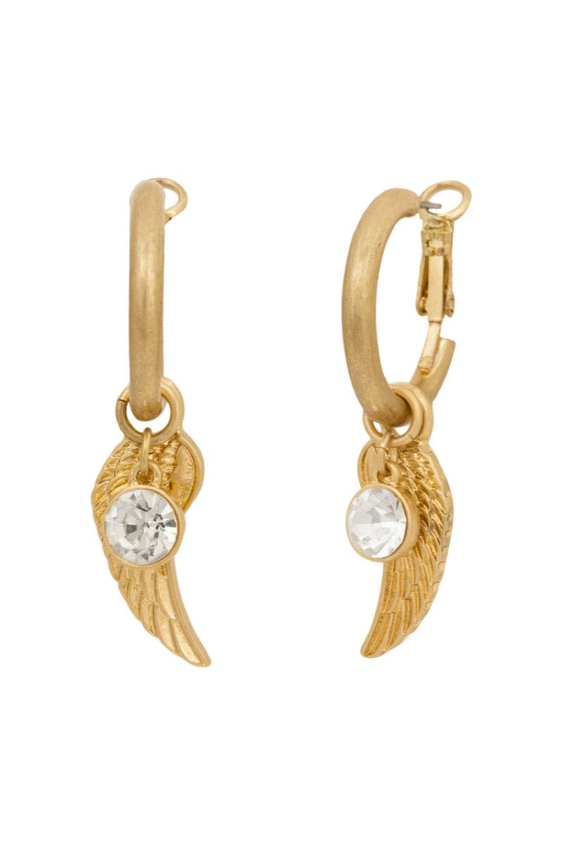 Bibi Bijoux Gold Serenity Interchangeable Hoop Earrings