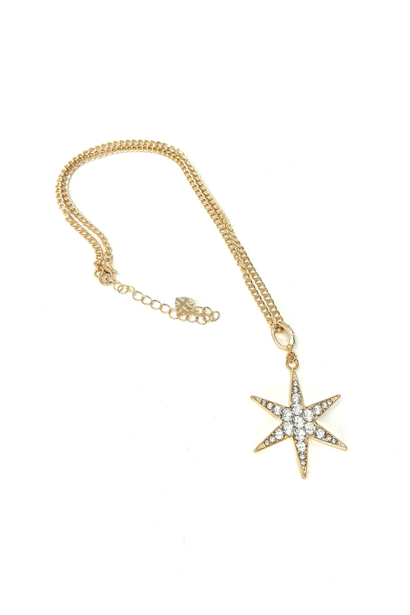 gold star pendant necklace