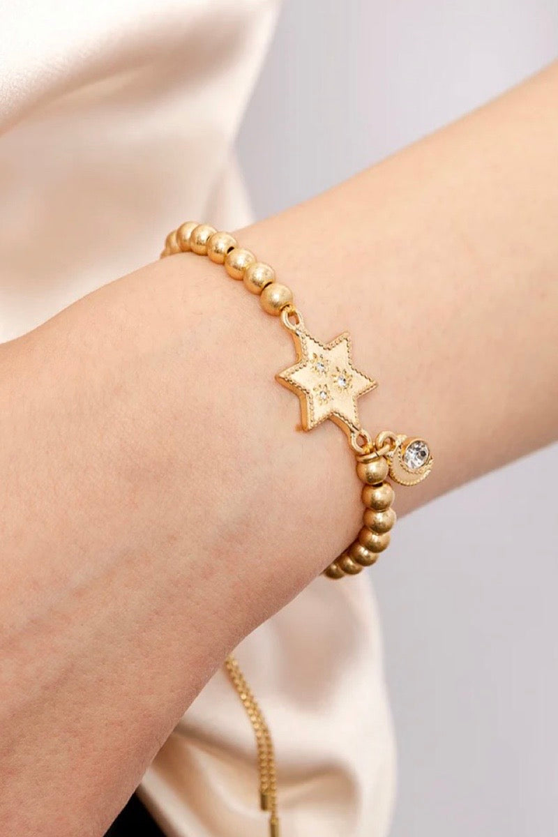 gold friendship bracelet