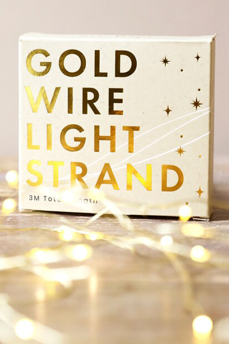 gold wire light strand