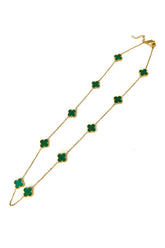 green clover chain necklace