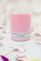in the pink aromatherapy candle