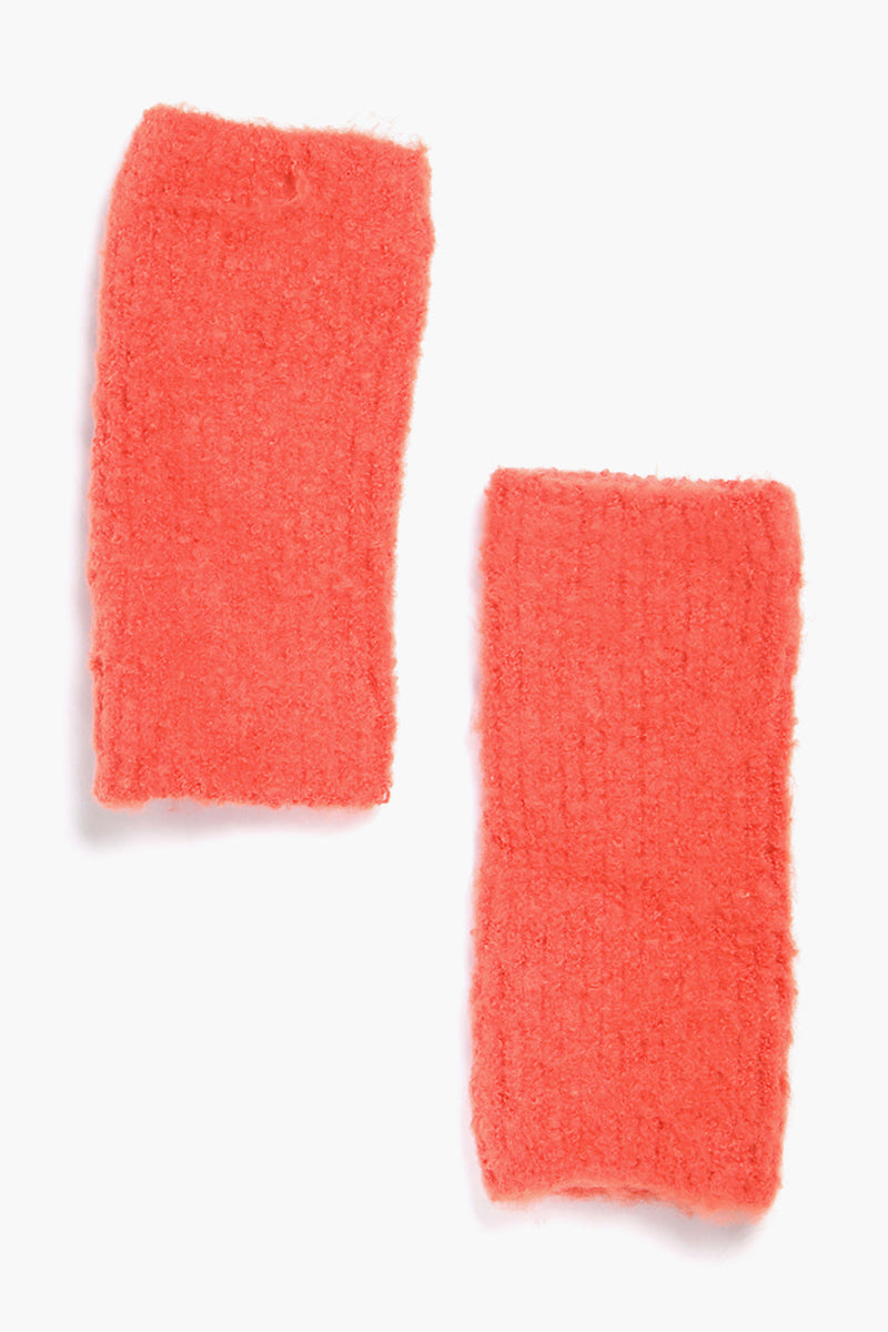 Textured Knitted Wrist Warmers