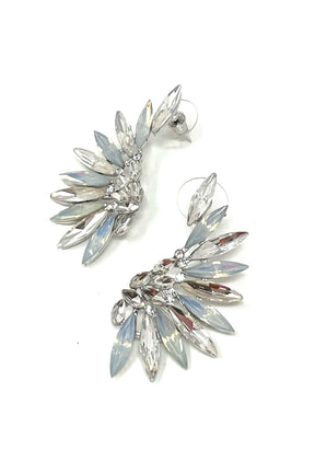 Crystal Angel Wing Earrings