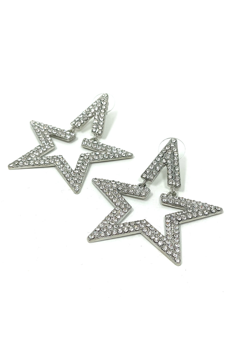 Crystal Mega Star Earrings
